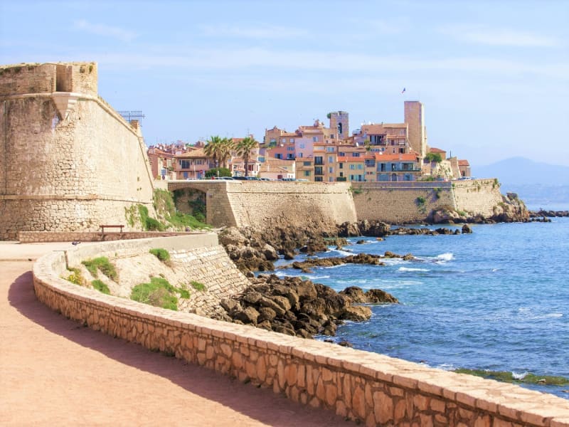Antibes Fort and the sea