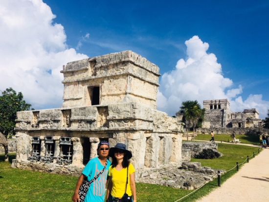 【完全貸切】絶景フォトジェニックツアー　グランセノーテ＆トゥルム遺跡＆プラヤデルカルメン　GoProレンタル付き＜日本語ガイド／朝・昼食付／カンクン発＞