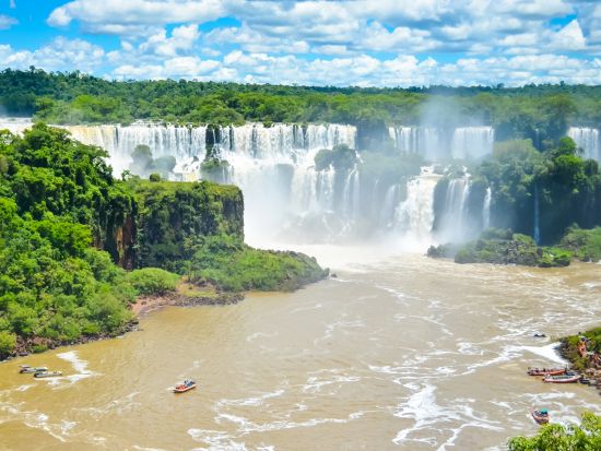 ブラジル側から望むイグアスの滝＋野鳥園 日帰りプライベートツアー＜日本語ガイド／空港送迎可／フォス・ド・イグアス発＞