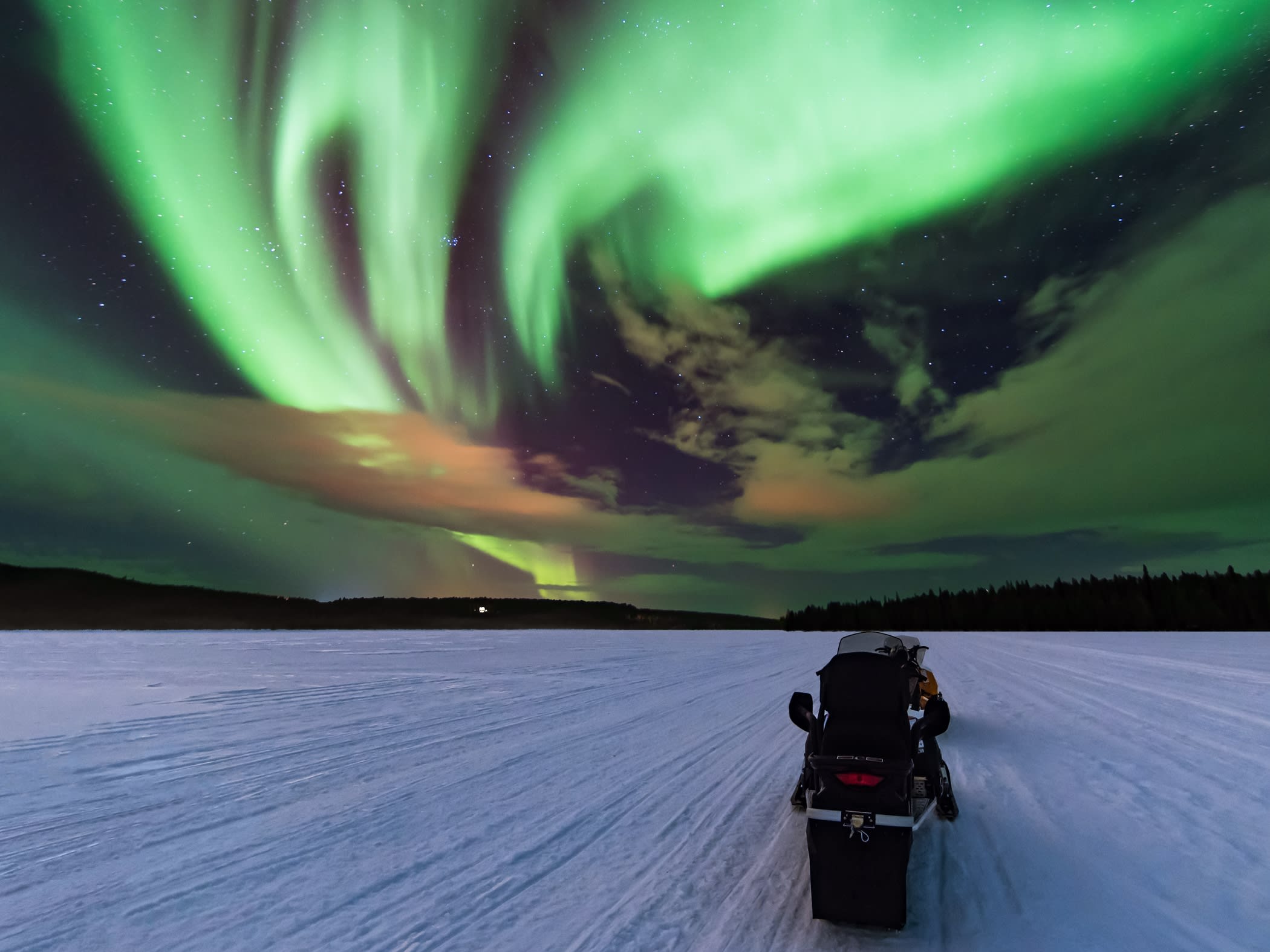 sydvest hagl kapsel Finland Northern Lights Tour by Snowmobile from Levi tours, activities, fun  things to do in Levi(Finland)｜VELTRA