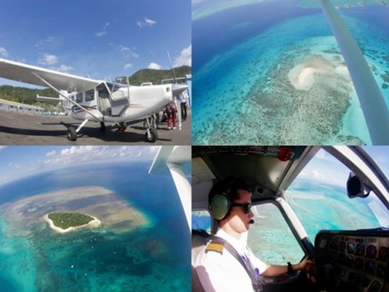 世界遺産グレートバリアリーフ セスナ遊覧飛行＜全席窓側指定／送迎付き＞