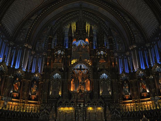 モントリオール市内観光ツアー　ジャックカルティエ広場＆ノートルダム大聖堂＆モンロワイヤル公園＆セント・ジョセフ礼拝堂 ＜日本語ガイド＞