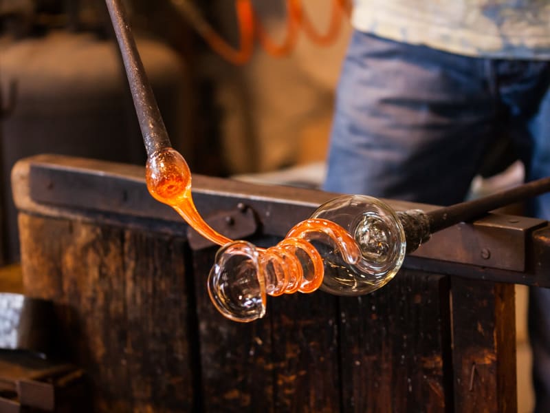glass blowing tour in venice