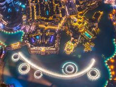 Dubai Fountain Show from Burj Khalifa