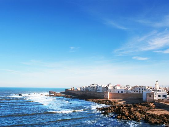世界遺産エッサウィラ 碧い海を望む白い街並みを巡る1日観光ツアー＜英語／マラケシュ発＞
