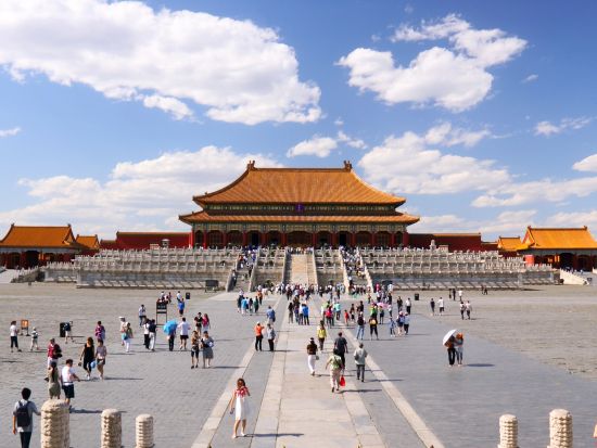 二大世界遺産と北京パンダ 北京満喫1日観光ツアー 天安門広場＋故宮博物院＋頤和園＋北京動物園パンダ館＜日本語ガイド／往復送迎／北京ダックの昼食付＞