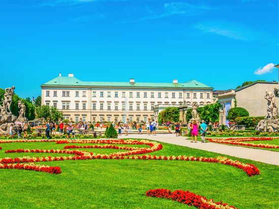 Austria, Salzburg, Mirabell Gardens