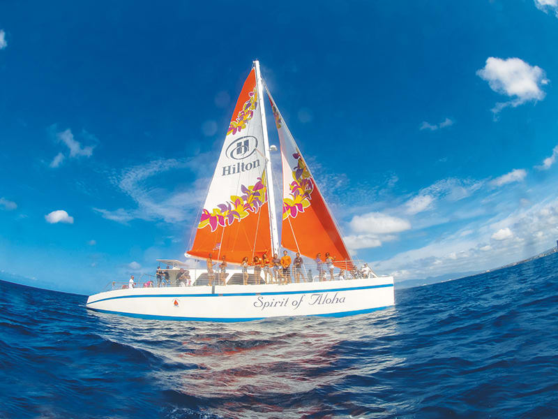 spirit of aloha catamaran sunset sail