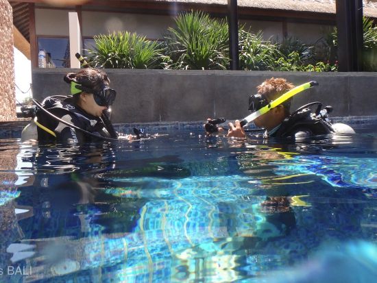 PADI オープンウォーター／アドバンス ダイビングライセンス取得コース＜eラーニング＋2～3日間＞by ポニ・ダイバーズ・バリ
