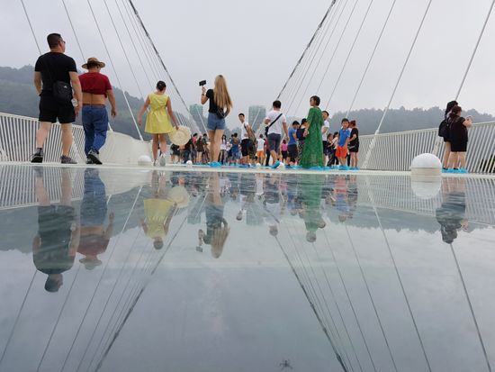 大峡谷 ガラスの橋3