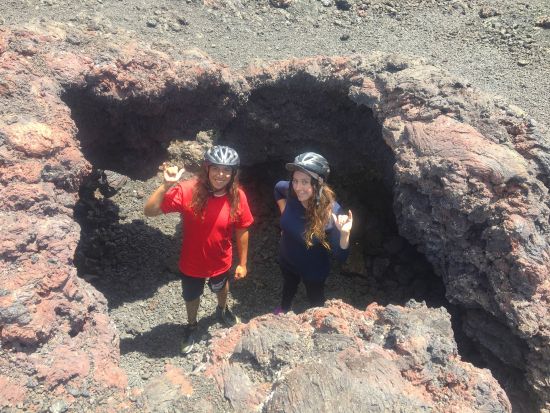 ハワイ島　キラウエア火山国立公園内をサイクリング！電動アシスト付きバイクツアー　GPS英語音声ナビ付き＜現地集合＞
