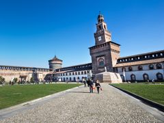 Italy, Milan, Sforza, Castle, Castello Sforzesco