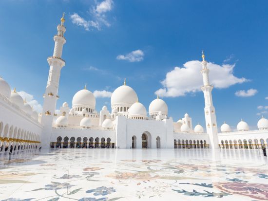 【貸切】ドバイ発アブダビ観光プライベートツアー！グランド・モスク入場＋自由に選べる観光地＜貸切／1台料金／日本語ガイド／終日／ドバイ発＞