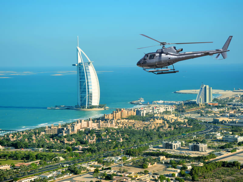 dubai helicopter tour burj al arab jumeirah