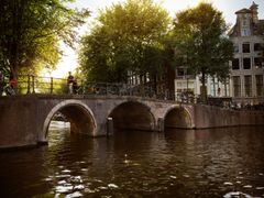 Amsterdam, Netherlands, canals, bridge