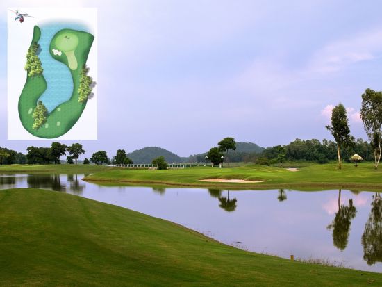 【ハノイ発ゴルフ】キングス・アイランドゴルフ場　マウンテンビューコース  ＜送迎付き／日本語ガイド＞