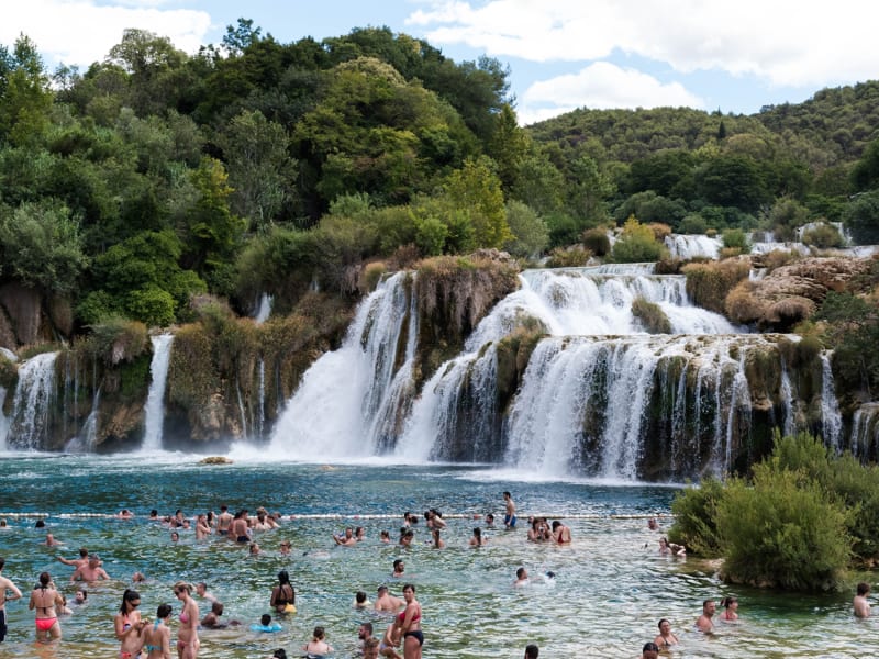 Croatia, Krka, Waterfalls