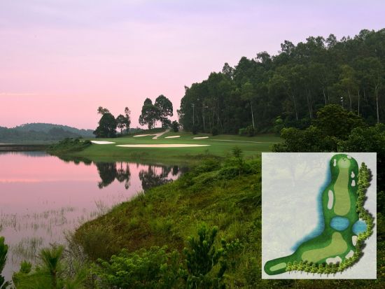 【ハノイ発ゴルフ】キングス・アイランドゴルフ場　レイクサイドコース  ＜送迎付き／日本語ガイド＞