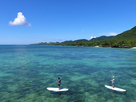 SUPクルージング　陸からは行けない秘密ビーチ上陸付き！＜市街地送迎可／写真無料／石垣島＞