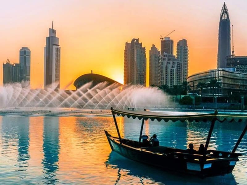 Dubai Fountain Boat Ride