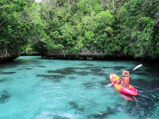 カヤック＆シュノーケル　ネイチャーガイド行くロックアイランド1日観光 ＜昼食付／送迎付き＞ by Rock Island Tour Company