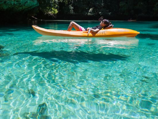 カヤック＆シュノーケル　ネイチャーガイド行くロックアイランド1日観光 ＜昼食付／送迎付き＞ by Rock Island Tour Company