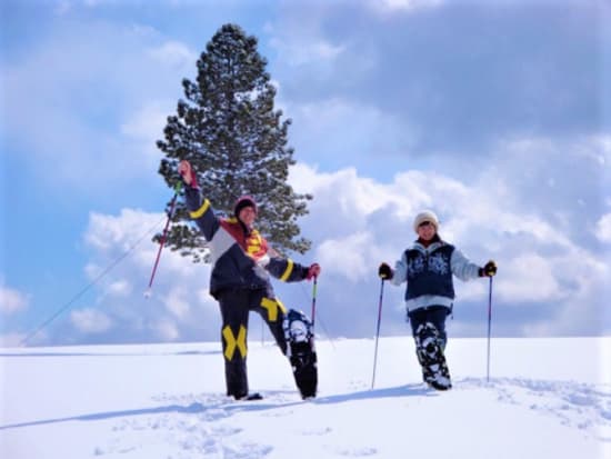 富良野 スノーシュートレッキング 自然のままの新雪の上を楽しく歩こう！選べる午前・午後発 ＜12～3月／富良野市＞byレジャーガイド遊び屋