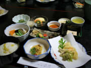 Seishin ryori cuisine at Shoryaku-ji Temple, Nara