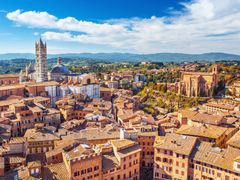 Enjoy your scenic view of Siena
