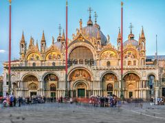 The magnificent structure of St. Mark's Basilica