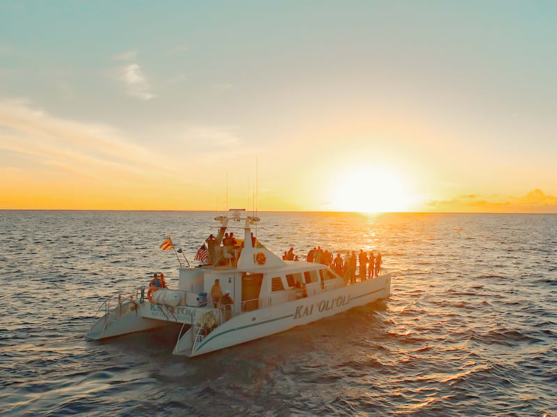 Arial Sunset of the Kai 'Oli'Oli