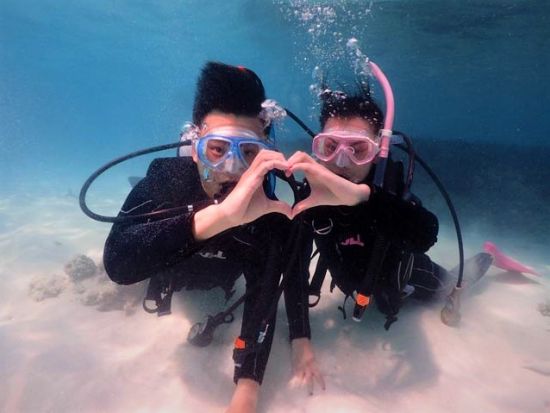 体験ダイビング　1グループのみの少人数制！ダイブスポットまでは船で約15分で移動時間も短縮＜11～4月／ボート／1ダイブ＞by やまんぐぅ～