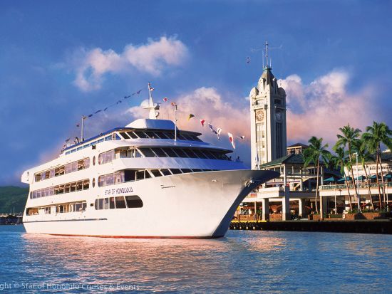 サンセット・ディナークルーズ 　スターオブホノルル号　ライブショーと選べるビュッフェまたはコースディナー