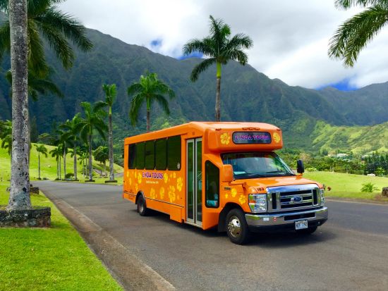 ワイキキトロリー　ワイキキ巡回トロリーまたはミニバス　乗り放題1・4日間券（アラモアナ、ダイアモンドヘッド、カカアコ、東海岸など）