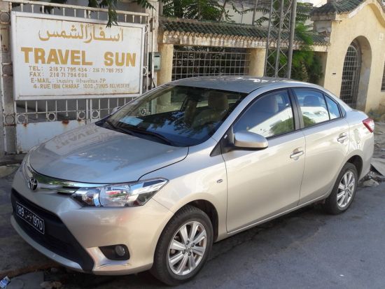 【空港送迎】チュニス・カルタゴ国際空港 ⇔ チュニス市内 ＜貸切／現地語またはフランス語ドライバー＞