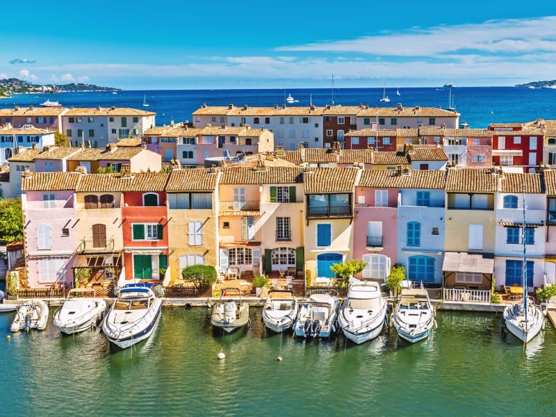Port Grimaud and its colorful houses