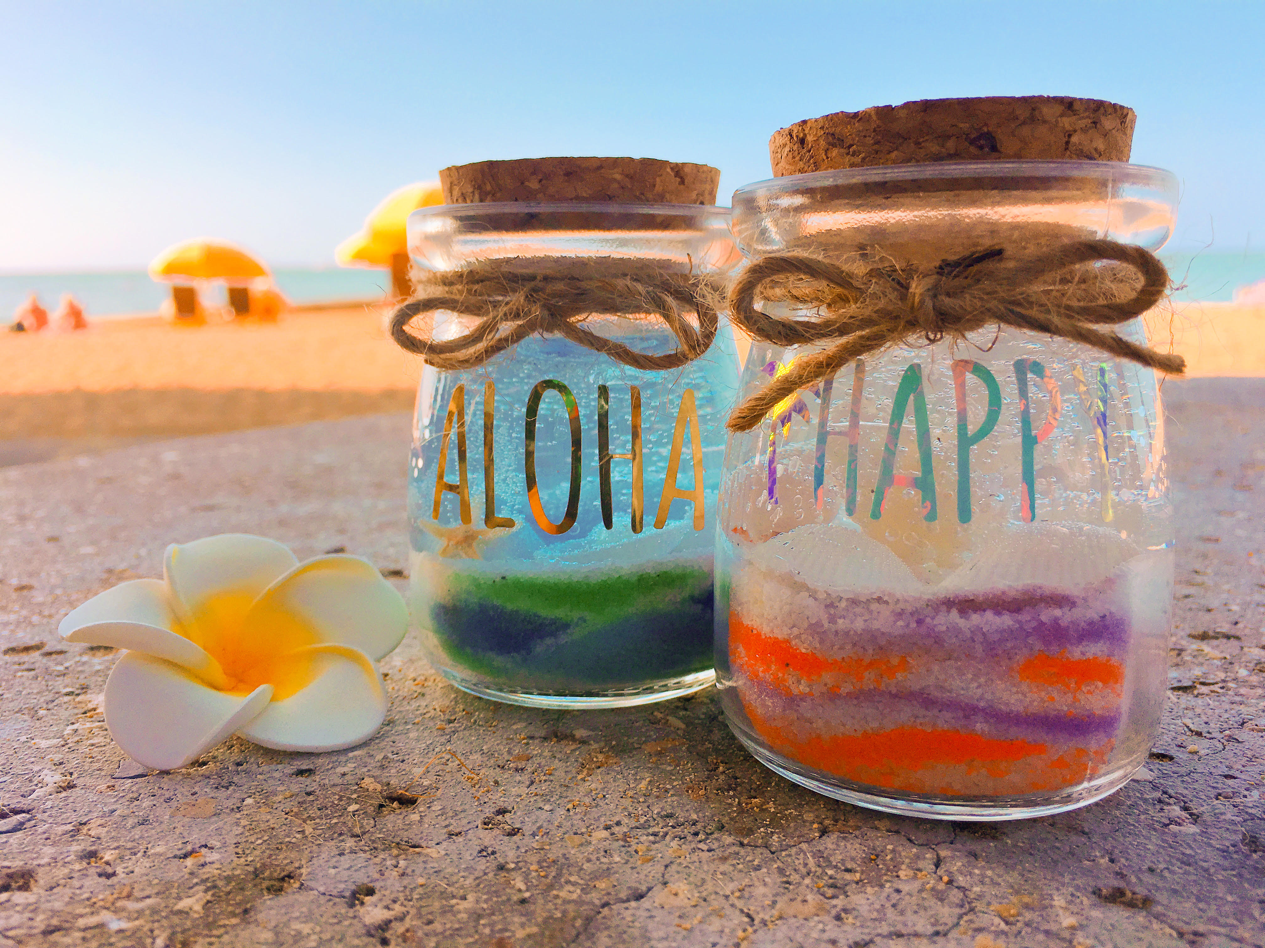 Glass Sand Art Gel Candle Workshop - Make Your Own Hawaiian