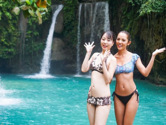 ジンベイザメシュノーケリング+カワサン滝ツアー　キャニオニングやジップライン付きプランあり！セブ島で1日遊び尽くそう＜BBQランチ／日本語ガイド／送迎＞