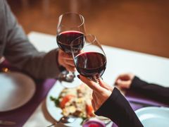 wine toasting sydney harbour dinner cruise