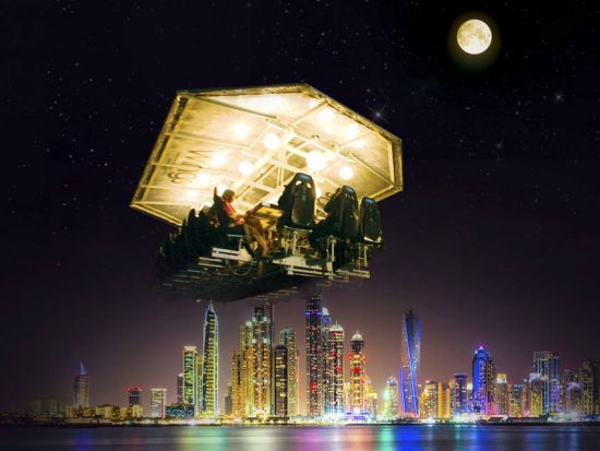 「Dinner in The Sky® - ディナー・イン・ザ・スカイ」ドバイの上空で営業中！＜ランチorディナー／ドバイ＞