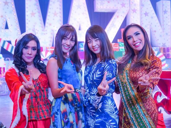 ニューハーフショー｢アメイジングショー（Amazing Show）｣　フィリピン料理ディナー＆ベルスパ「VEL SPA」伝統ヒロットマッサージ付きプランあり