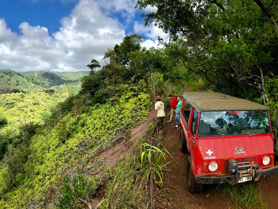 ノースショア　四輪バギーツアー　軍用車でダイナミックなオフロードを走り抜ける！天然プールで水遊びも＜午後＞