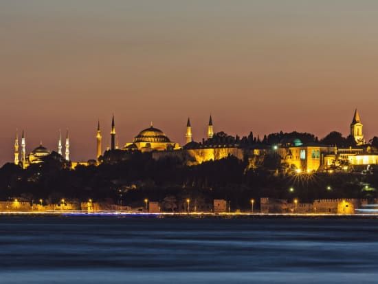 Istanbul Night Silhouette