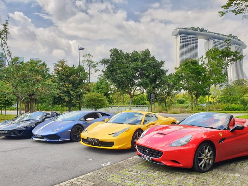 スーパーカーでf1コースをドライブ フェラーリorランボルギーニ選択可 日本免許ok シンガポールの観光 オプショナルツアー専門 Veltra ベルトラ