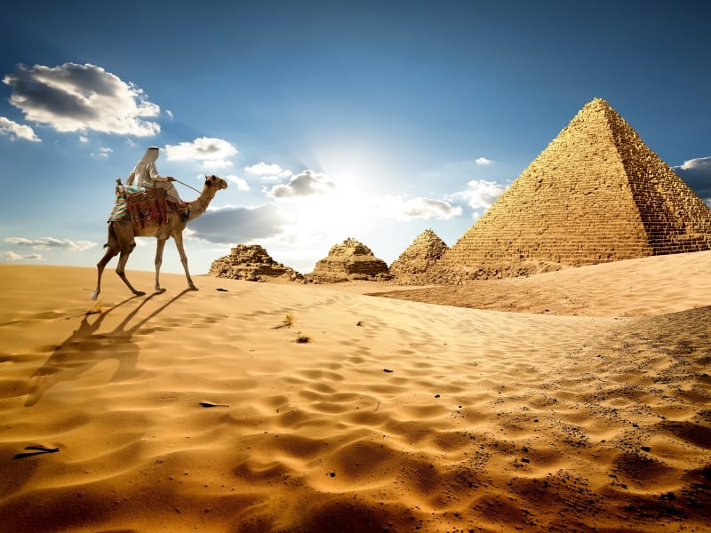 Egypt_Giza_Camel_Bedouin_shutterstock_636413090