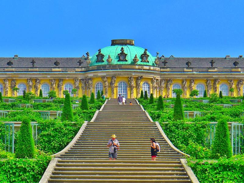 Europe, Germany, Potsdam, Sanssouci Palace