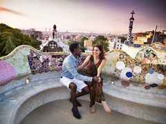Park Guell, tourist, photo shoot