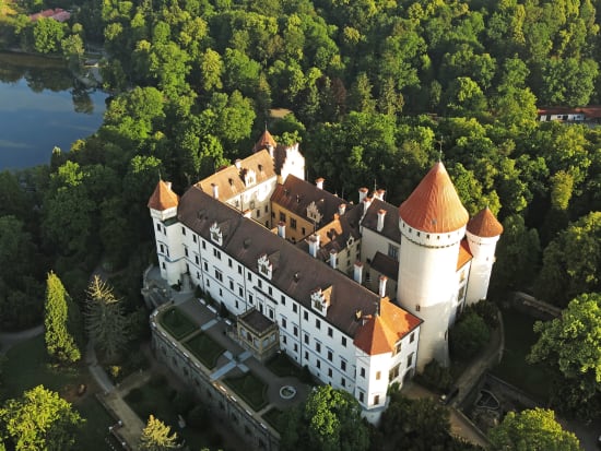 Czech Republic_Prague_Konopiste Chateau Aerial View