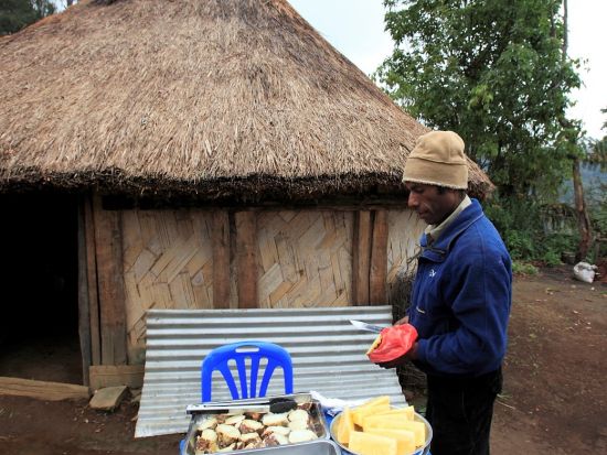 カベベ村　渓流と滝のネイチャーウォーク　半日観光ツアー＜英語ガイド／昼食付き／ゴロカ発＞