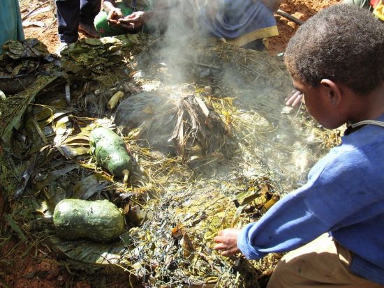 ケマセ村　奇石群と洞窟探検　日帰りツアー　＜英語ガイド／昼食付き／ゴロカ発＞